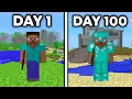Download Lagu I Spent 100 Days in Minecraft's Oldest Version