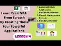 MS Excel VBA Tutorials For Beginners Lesson 4 Write Basic VBA programs