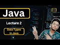 Data Types in Java Lecture 2 in Hindi Mein BCA Wala