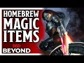 How to Homebrew Magic Items on D D Beyond - Builds Character