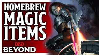 How to Homebrew Magic Items on D D Beyond - Builds Character