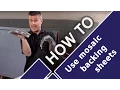 How to Cut Install and Lay Mosaic Tiles Using Backer Sheets Tiling Tutorial feat Craig Phillips