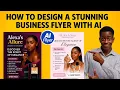 How to Create Stunning Business Flyers with ChatGPT AI Tools Canva Flyer Design Tutorial