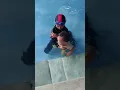 Bayi tenggelam di kolam renang #bayilucu #tenggelam