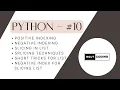Python Positive Negative Indexing Slicing Splicing Techniques Short Tricks