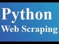 Python Web Scraper