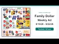 Family Dollar Weekly Ad 26 - 26 Top 10 Deals