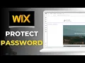 How to Password Protect a Wix Website Step-by-Step Guide