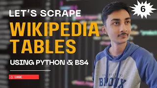 Scrape Wikipedia Tables Effortlessly Using BeautifulSoup Python