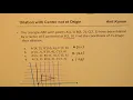 Dilation with Centre any Arbitrary Point and Scale Factor Common Core Geometry GCSE