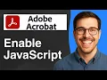 How to enable JavaScript in Adobe Acrobat 2025 Easy Guide