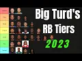 Fantasy Running Back Tiers Half Point PPR Fantasy Football 2023