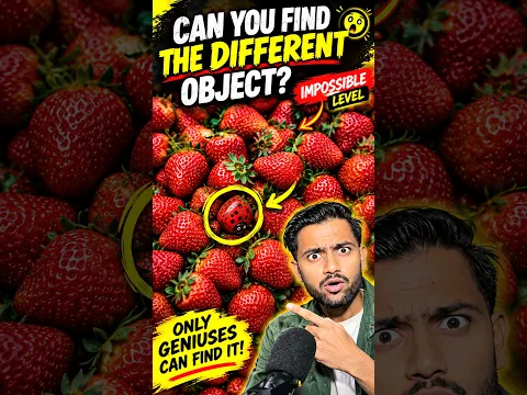Find the different object?😱🍓 #shorts