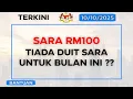 Download Lagu Duit SARA RM100 Tidak Akan Masuk Lagi Bulan Ini.