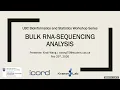 Bulk RNA-seq Analysis Workshop From Data Preprocessing to Differential Expression