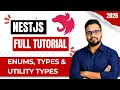 NestJS Course in Hindi TypeScript Enums Types Utility Types