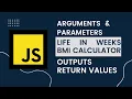 Arguments Parameters Outputs Return Values in Functions Using JavaScript