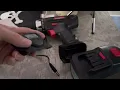 How to charge drill master cordless drill 18 V battery harbor freight tools