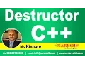 Destructor in C C Tutorial Mr Kishore