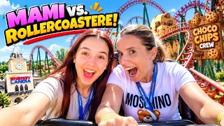 🎢 24 DE ORE în ROLLERCOASTER 😱 O convingem pe MAMA❓