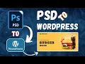 Convert your PSD design into a WordPress website within just a few clicks PSD to Elementor