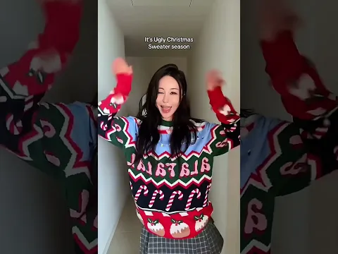Time to take out the Ugly Christmas Sweater 😍 listen to it on YouTube music 🥰