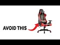 Your Gaming Chair Is the Reason Your Back Hurts