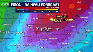 Dallas weather Heavy rain and possible flooding