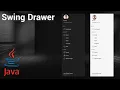 Create Navigation Drawer Menu using Java Swing with FlatLaf