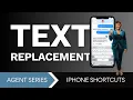 iPhone MAC Text Replacement