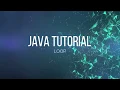 Java Tagalog Tutorial - Loops