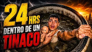 🔥24 HRS EN UN TINACO CON MI AMIGA COLOMBIANA | TATTOXTREME🔥