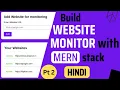Building a Website Monitor with MERN Part 2