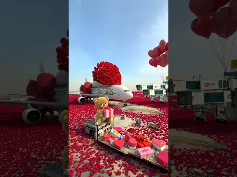Love is our Favourite Destination for the Emirates A380 ❤️