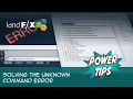 Power Tip Solving the Unknown Command Error