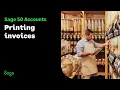 Sage 50 Accounts UK Printing invoices
