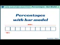 Percentages of an Amount Bar Model Increase and Decrease - GCSE Maths Tutorial Lesson