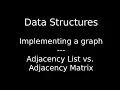 Implementing a graph - Adjacency List vs Adjacency Matrix A-Level