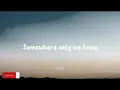 Lagu Somewhere only we know// Billie Eilish cover