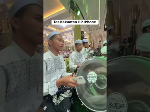 Tes kekuatan iPhone jadi stik bass