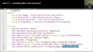 Just C - serializing dlib std shared
