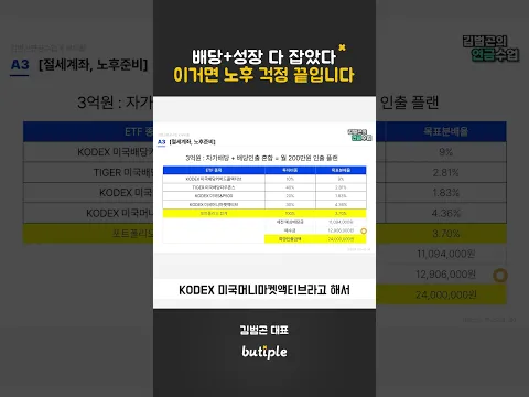 배당+성장 다잡았다. 이거면 노후 걱정 끝입니다 #김범곤 #돈쭐남 #김경필