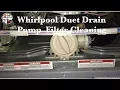 Whirlpool Duet Drain Pump Filter Cleaning Rustic Falcon Ranch