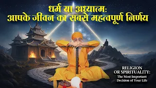 धर्म या अध्यात्म: आपके जीवन का सबसे महत्वपूर्ण निर्णय #spirituality #religion #धर्म  #अध्यात्म: