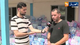 النهار ترصد توافد المساعدات من مختلف الولايات بإحدى إكثر المناطق تضررا من حرائق جيجل