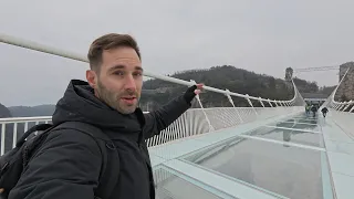张家界玻璃桥与大峡谷