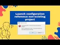 Launch configuration reference non-existing project eclipse