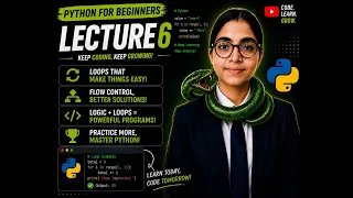 Python Tutorial for Beginners Lecture 6 Full Course