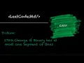 Check if Binary String Has at Most One Segment of Ones LeetCode 1784 - Python