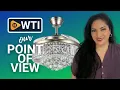 RuiWing Fandelier Crystal Ceiling Fans POV Would you buy it